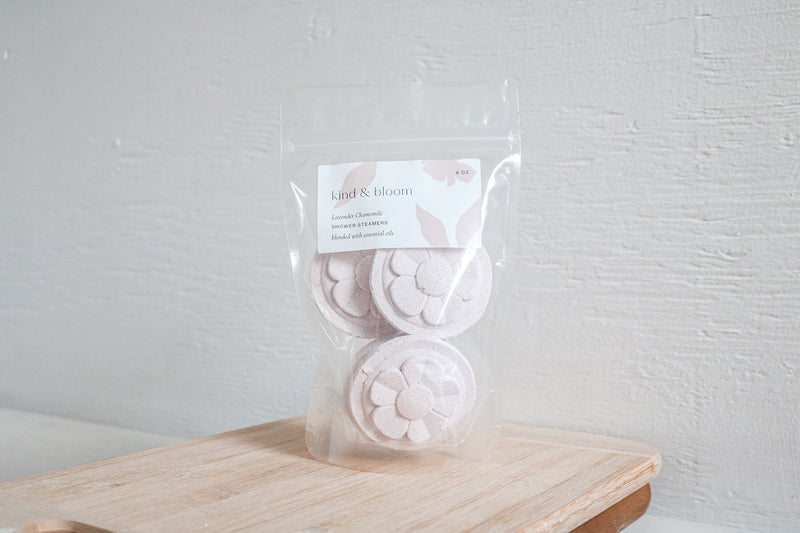 Lavender Chamomile Shower Steamer, Calming Shower Bombs, Shower Steamer Gift