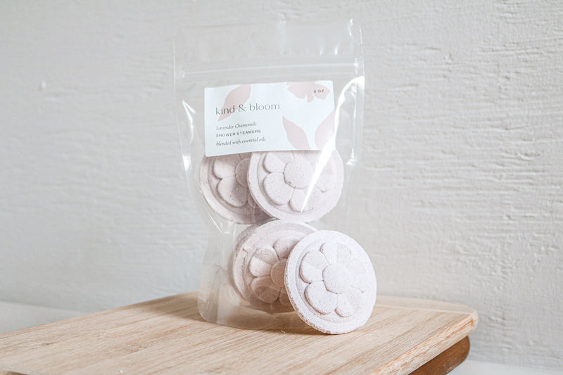 Lavender Chamomile Shower Steamer, Calming Shower Bombs, Shower Steamer Gift