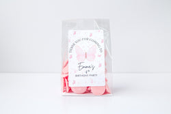 Butterfly Birthday Party Favor Bags and Stickers, Personalized Butterfly Birthday Favor Bags, Girls Birthday Favors
