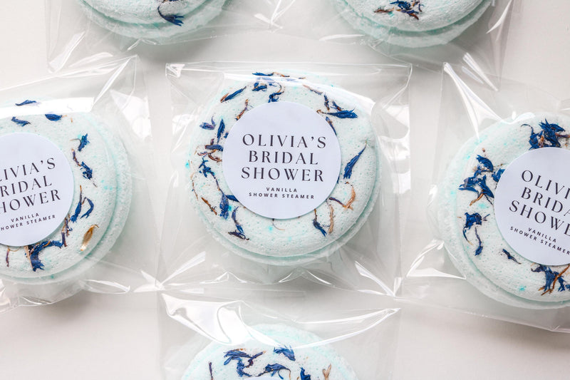 Blue Shower Steamer Favors: Baby Boy and Bridal Shower Favors, Soap Favors for Your Special Celebration