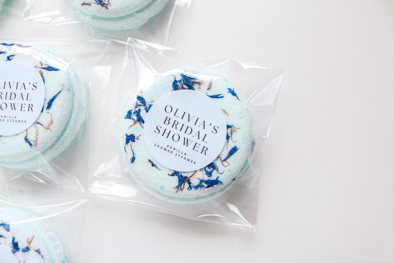 Blue Shower Steamer Favors: Baby Boy and Bridal Shower Favors, Soap Favors for Your Special Celebration