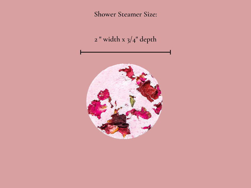 Rose Pink Shower Steamers Party Favors, Girl Baby Shower Favors, Pink Baby Shower Decor, Baby In Bloom Shower Favors